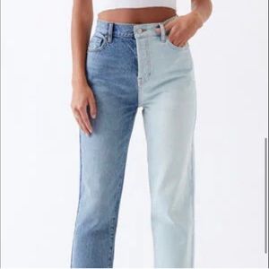 Pacsun two toned high rise straight jeans size 24